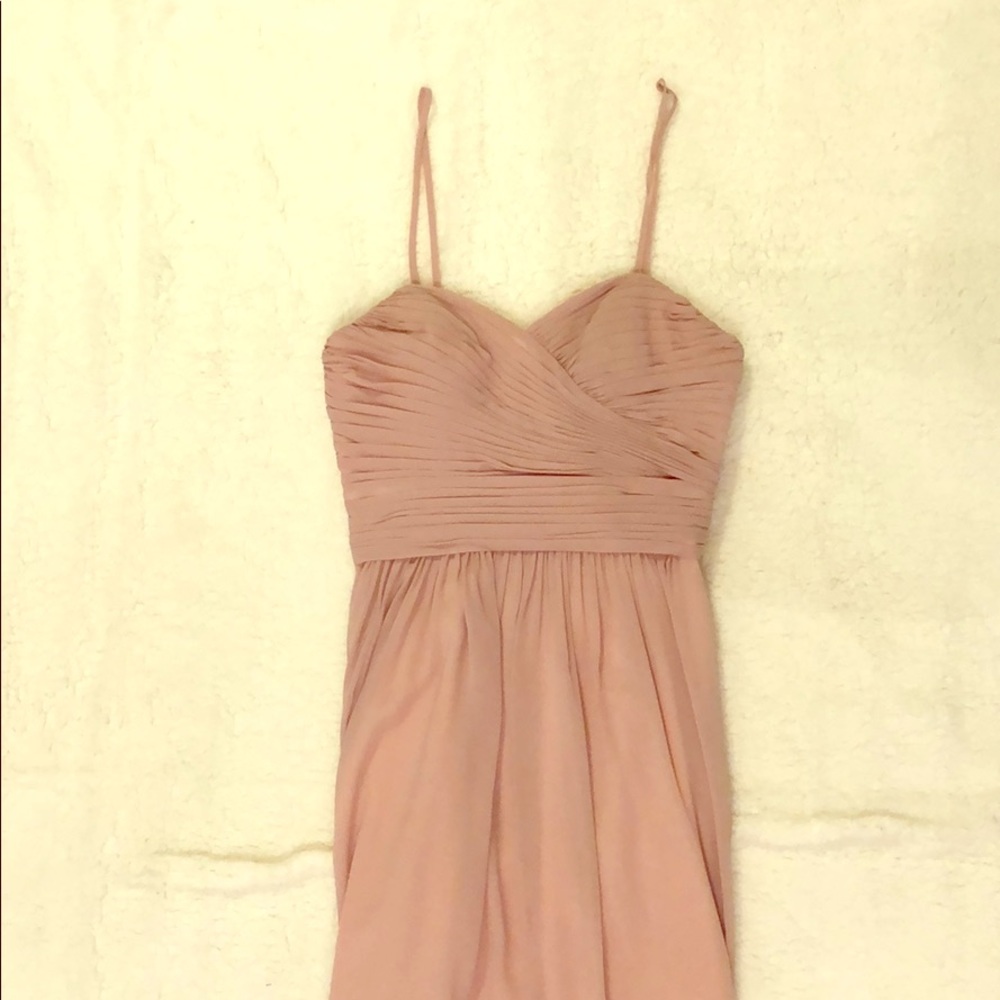 Size 2 Blush Bridesmaid Dress